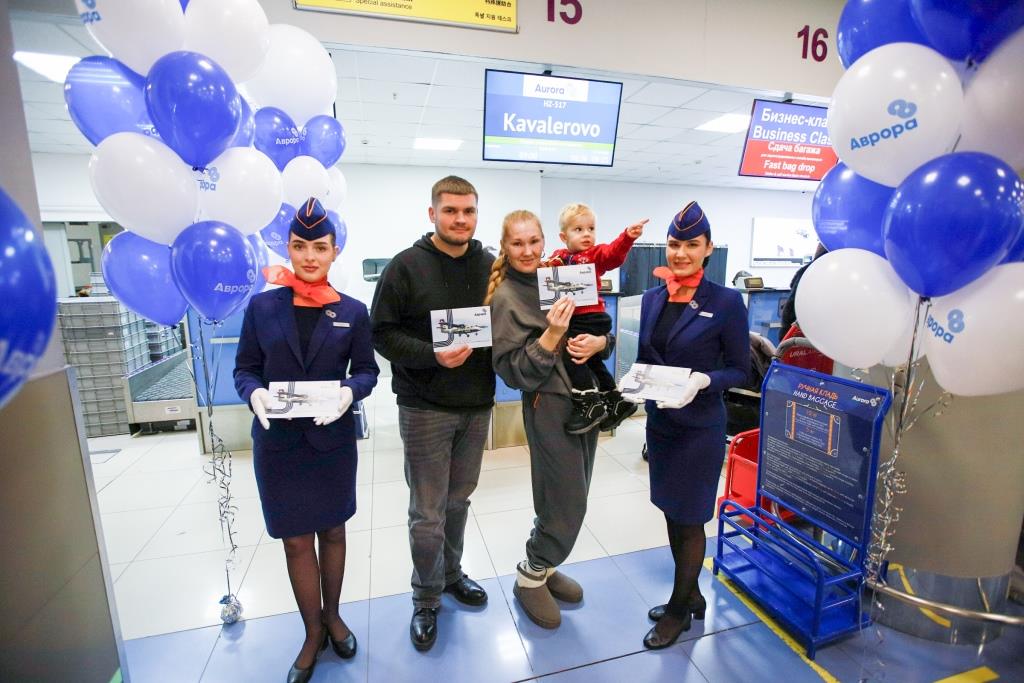 В аэропорту Владивосток отметили 10 лет полетов самолетов DHC-6 авиакомпании «Аврора»
